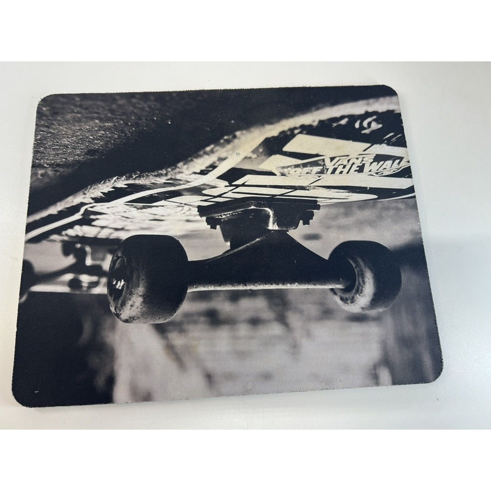 Vans Mousepad Unisex OS Black Good Skateboard Off The Wall Graphic